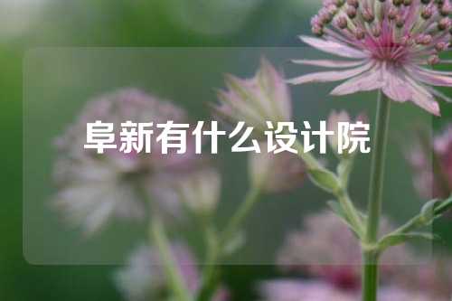 阜新有什么设计院