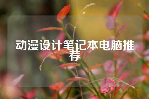动漫设计笔记本电脑推荐
