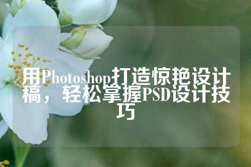 用Photoshop打造惊艳设计稿，轻松掌握PSD设计技巧