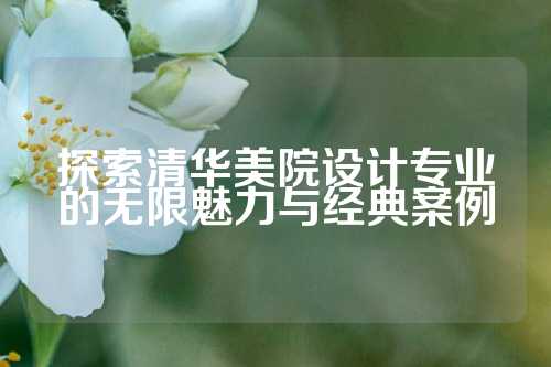 探索清华美院设计专业的无限魅力与经典案例
