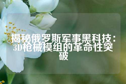 揭秘俄罗斯军事黑科技：3D枪械模组的革命性突破