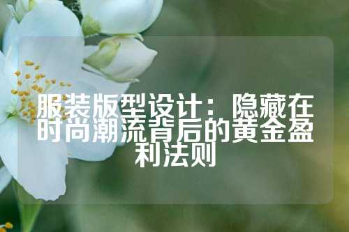 服装版型设计：隐藏在时尚潮流背后的黄金盈利法则