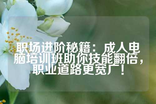 职场进阶秘籍：成人电脑培训班助你技能翻倍，职业道路更宽广！