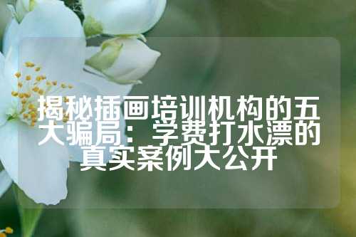揭秘插画培训机构的五大骗局：学费打水漂的真实案例大公开