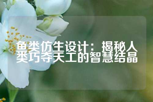 鱼类仿生设计：揭秘人类巧夺天工的智慧结晶