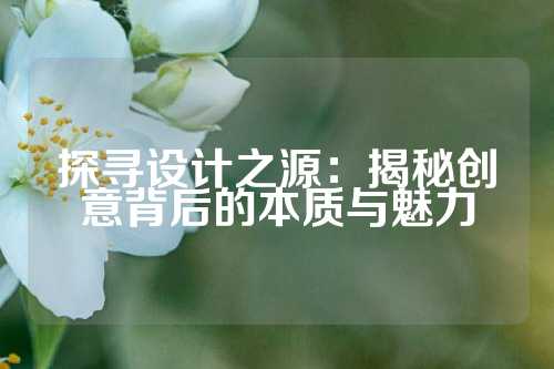 探寻设计之源：揭秘创意背后的本质与魅力
